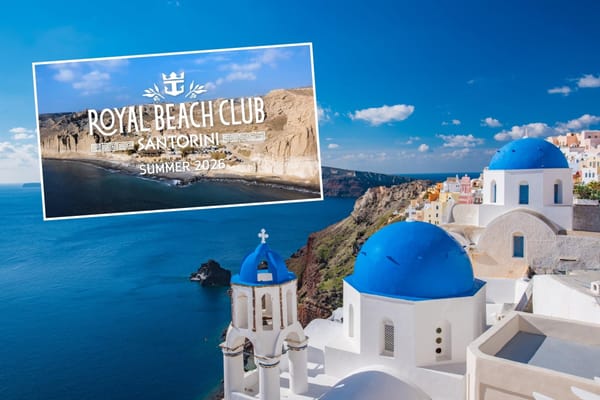 Royal Caribbean to Open Royal Beach Club Santorini in 2026
