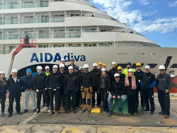 AIDAbella Enters Marseille Drydock for Seven-Week Refit