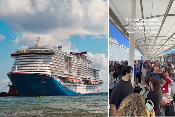 Carnival Tech Outage Delays Boarding for Thousands at Homeports