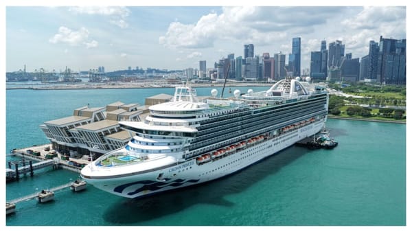 Crown Princess Returns After Singapore Dry Dock With New Venues