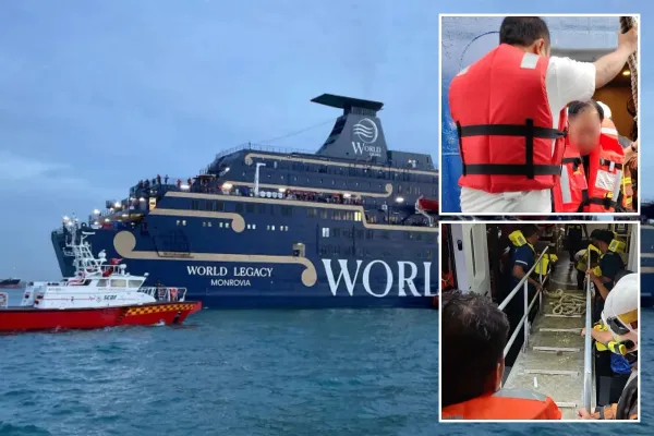 World Legacy Fire Near Singapore Kills Crew Member, Evacuates 271