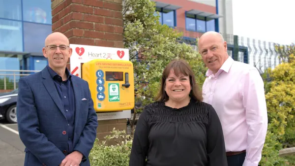 Fred. Olsen Funds 24/7 Public Defibrillator at Liverpool Pier Head