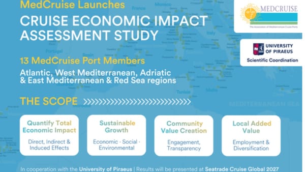 MedCruise Launches Cruise Impact Study Across 13 Mediterranean Ports