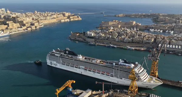 MSC Poesia Enters Dry Dock for Yacht Club Ahead of Alaska Debut