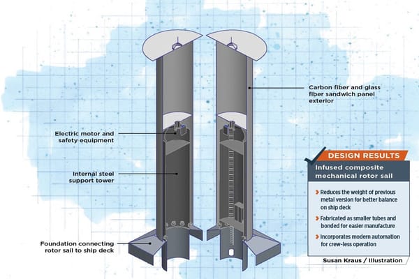EcoNavis Plans Wind Tunnel Tests for New Rotor Sail Design