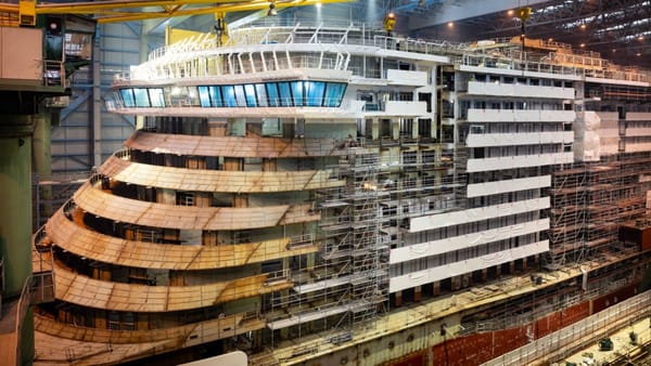 Carnival Festivale Nears Exterior Completion at Meyer Werft