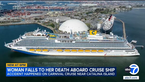 FBI Investigates Fatal Carnival Firenze Balcony Fall Near Catalina