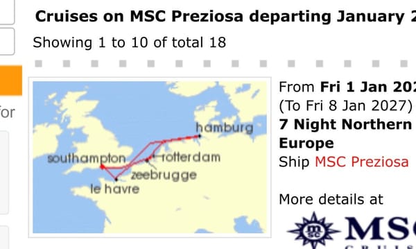MSC Preziosa Begins Year-Round Northern Europe Cruises from Hamburg