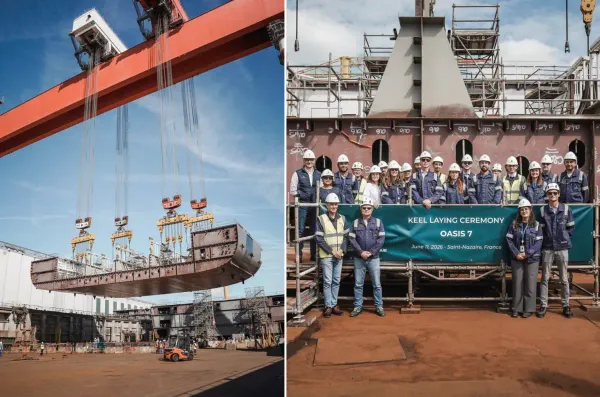 Royal Caribbean’s Seventh Oasis-Class Ship Enters Assembly