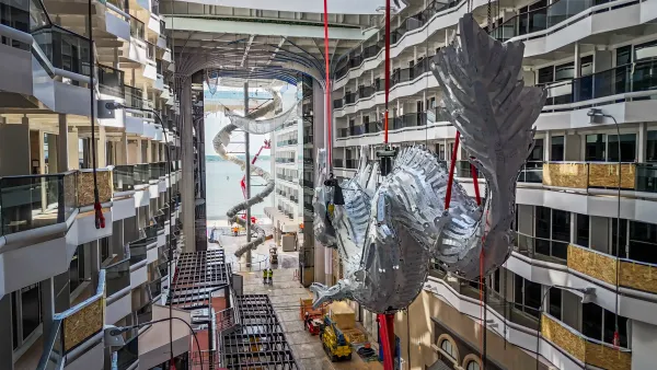 MSC World Asia Adds 12-Metre Mirrored Dragon Before Debut