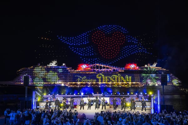 Disney Destiny Christened at Port Everglades Ahead of Maiden Voyage