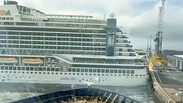 AIDAperla Stays in Le Havre After Winds Snap Moorings