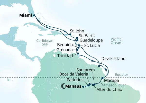 Seabourn Quest to Sail 30-Day Amazon Voyage From Miami