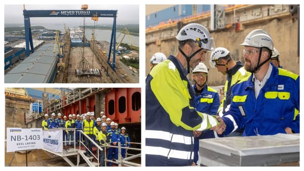 Royal Caribbean Lays Keel for Fifth Icon-Class Ship in Finland