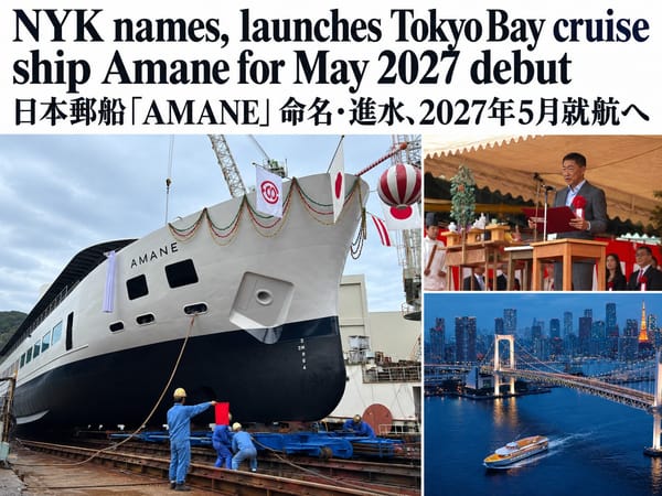 NYK Launches Hydrogen Fuel Cell Restaurant Ship for Tokyo Bay