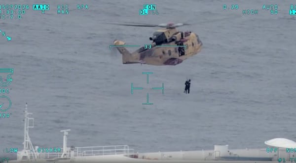 RCAF Evacuates Injured Cruise Crew Member Off Port Hardy