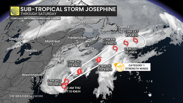 Oasis of the Seas Diverts to Halifax as Storm Josephine Nears