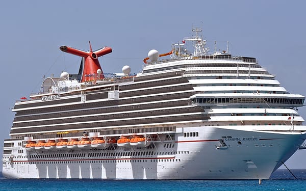 Carnival Breeze Call to Progreso Limited by Hurricane Isaias Closures