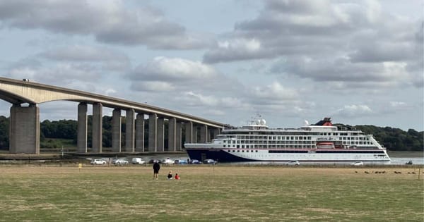 Hanseatic Spirit Sets Record as Largest Cruise Ship to Visit Ipswich