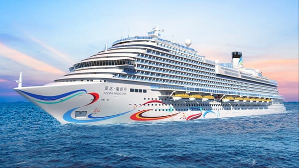 Caissa Charters Adora Mediterranea for Qingdao Cruises in 2026